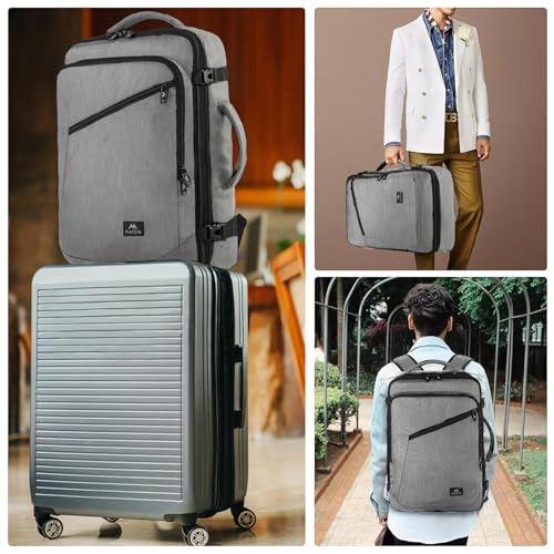 Detalle de MATEIN Zaino Ryanair 40x30x20 Espandibile: zaino da cabina versatile per viaggio