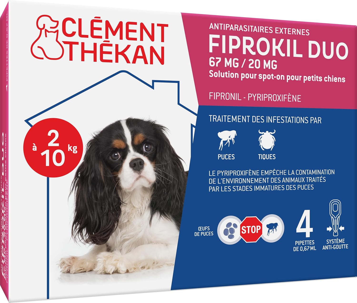 Fiprokil Duo Petits Chiens 2-10 kg