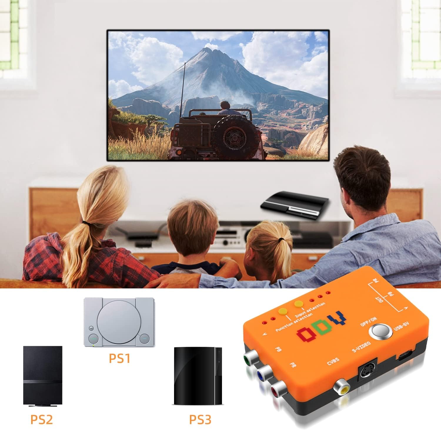 Thumbnail 6 de Mcbazel ODV-II Convertisseur Component (CVBS/S-Video) vers YPbPr pour rétro gaming et OSSC
