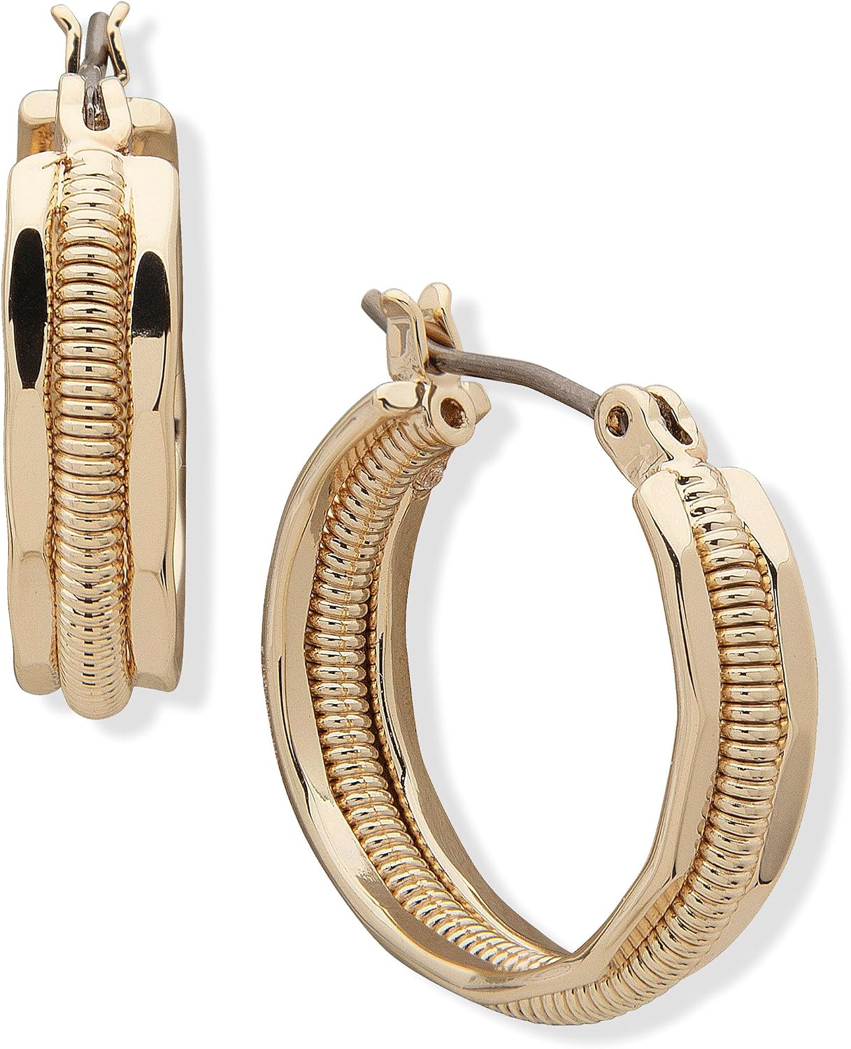Detalle de Anne Klein Hoop Earrings, 1.85-Inch
