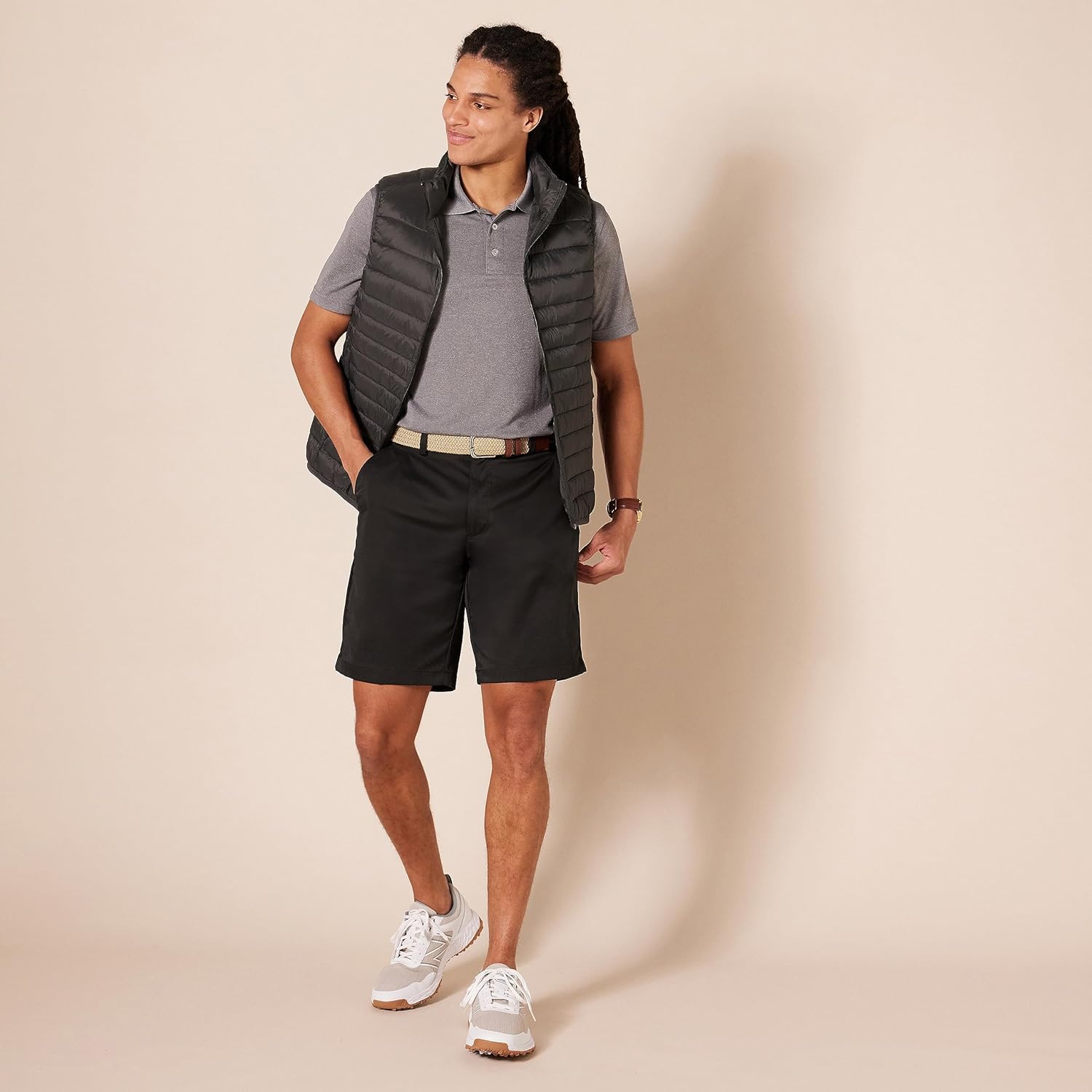 Thumbnail 2 de Amazon Essentials Men’s Classic-Fit Stretch Golf Shorts (Big & Tall, 9" inseam)