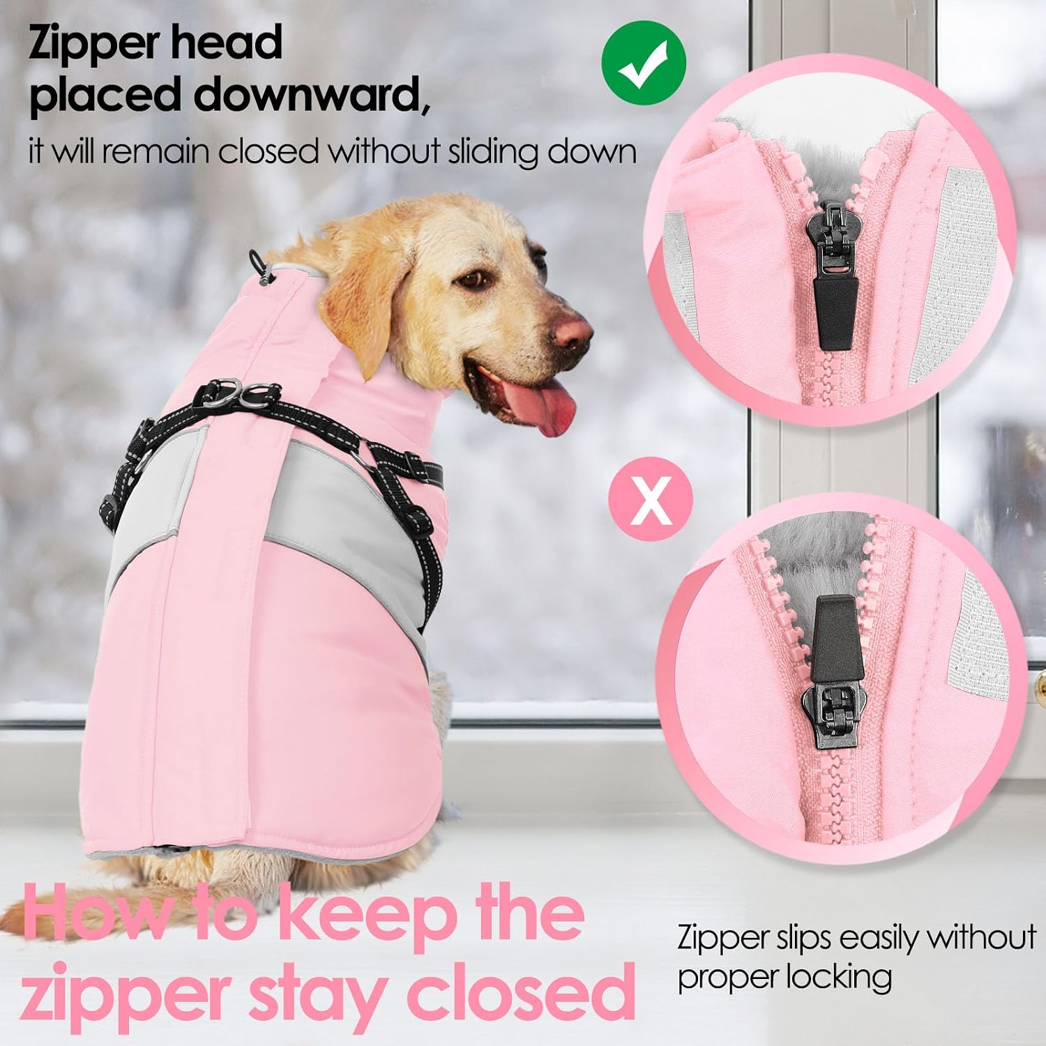 Thumbnail 6 de AOFITEE Dog Coat XXXL Harness Jacket