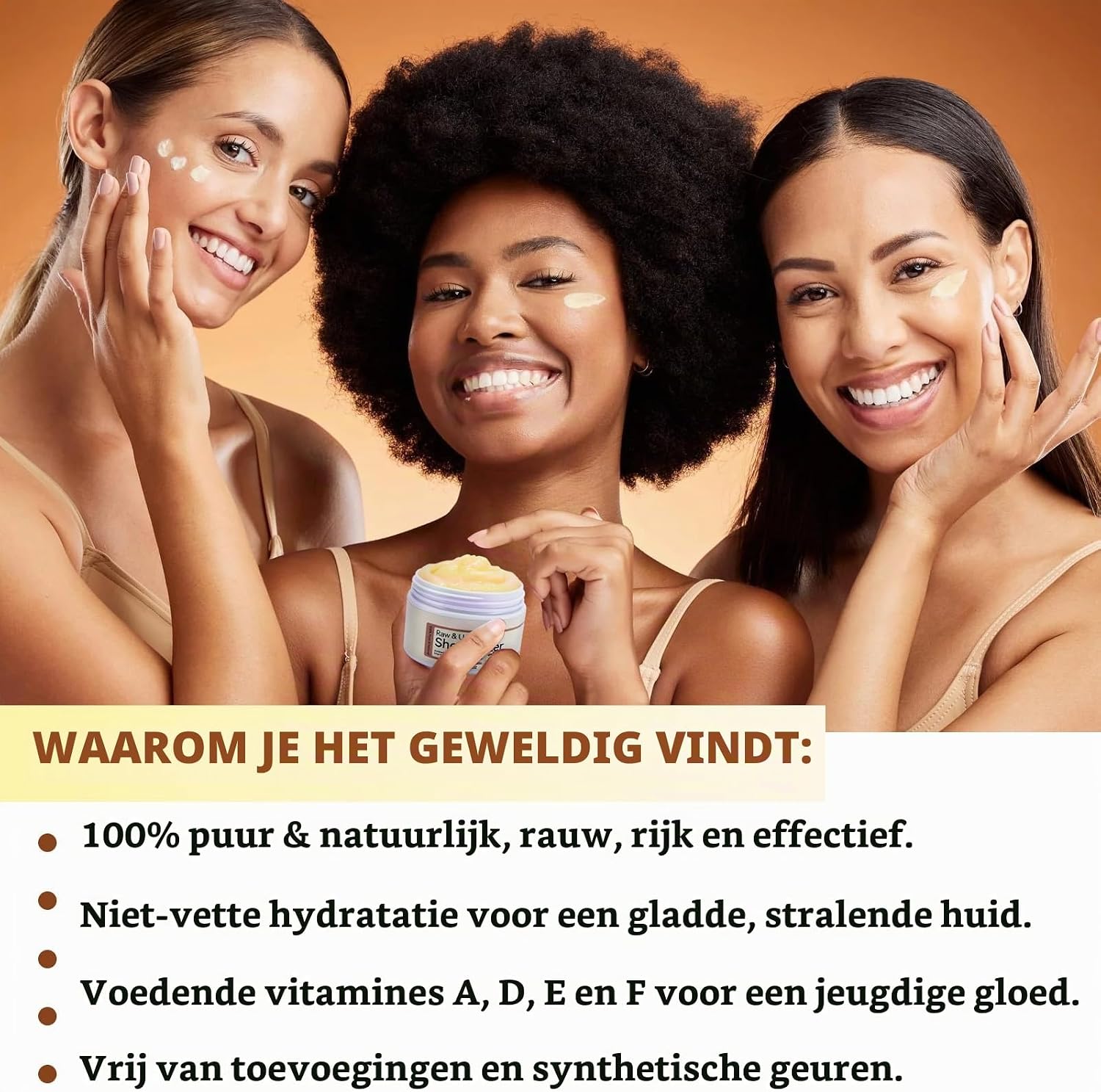 Thumbnail 4 de NVXNMSD ongeraffineerde biologische sheaboter voor huid en haar