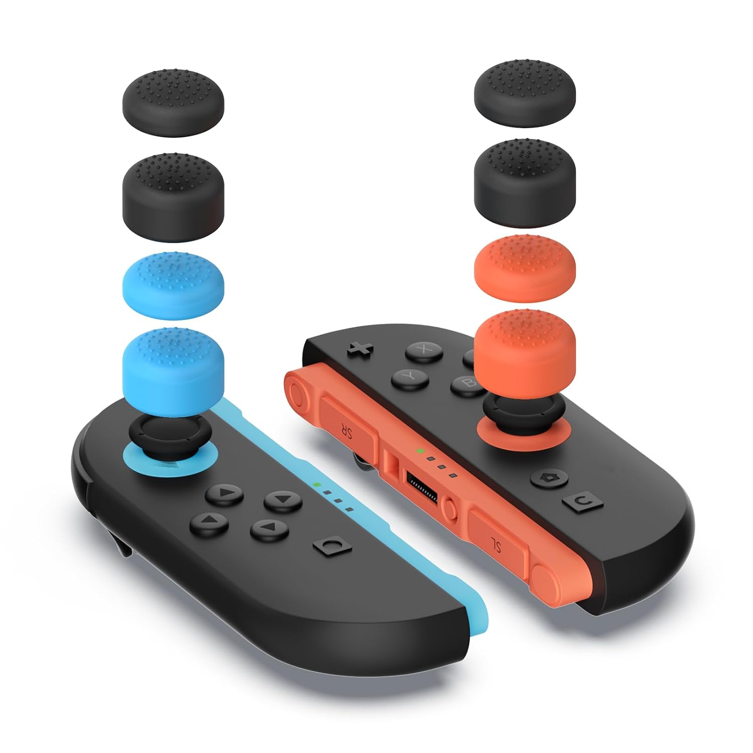 Detalle de WEOTOO 8 Pack Thumb Grips for Switch 2