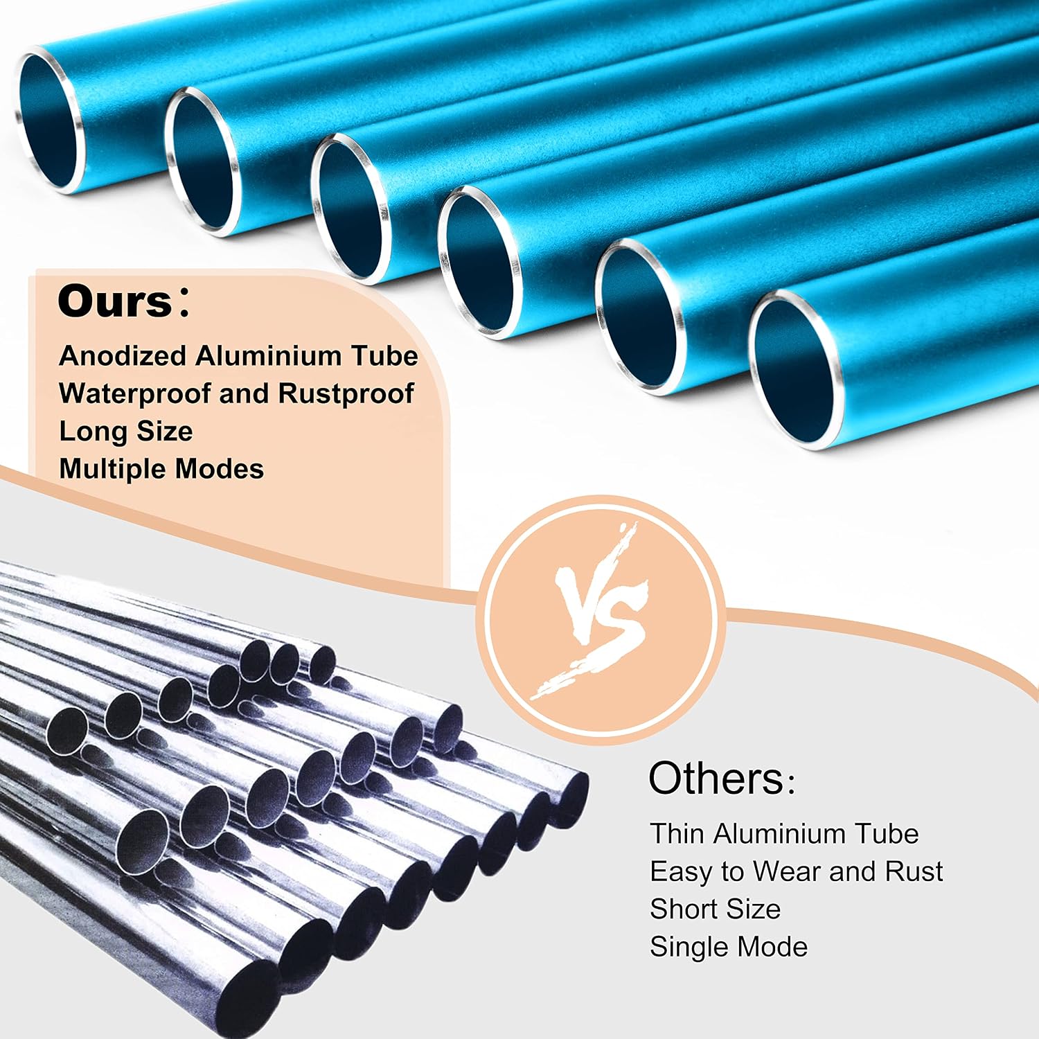 Thumbnail 6 de Bursvik Bursvik-62C Classic 37" Blue Aluminum Wind Chimes