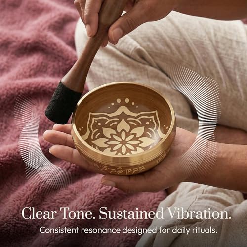 Detalle de Silent Mind Tibetan Singing Bowl Set