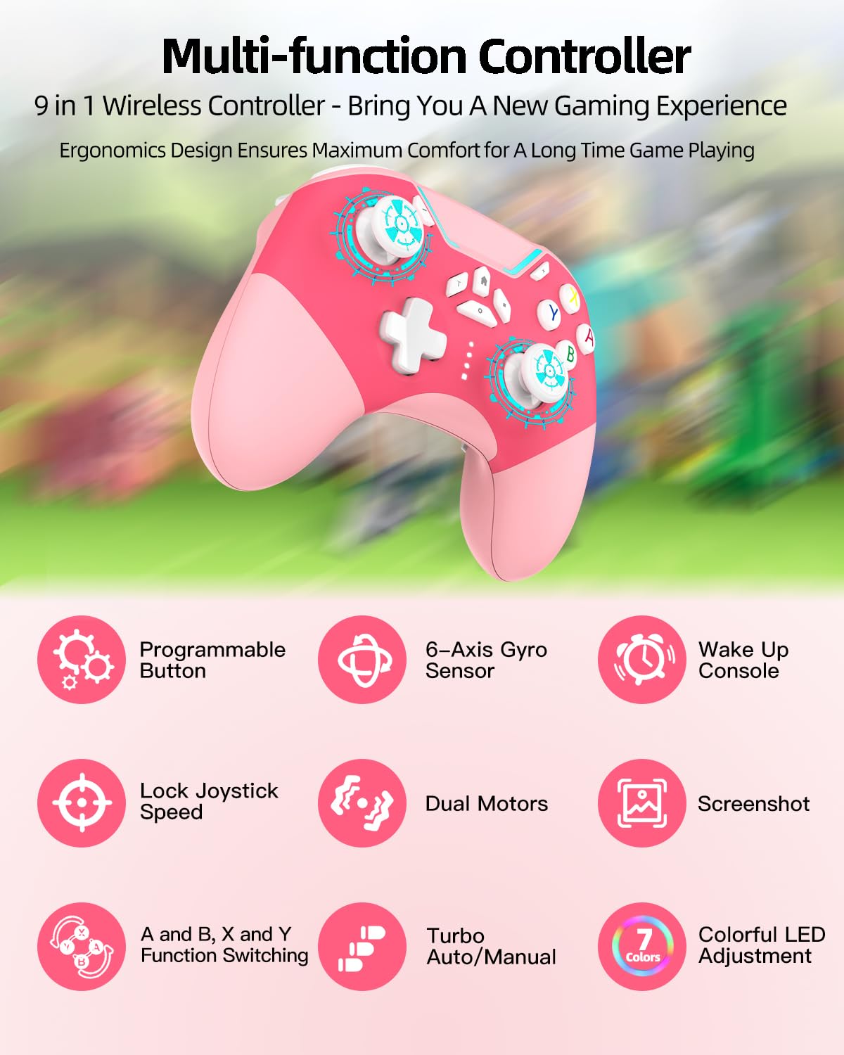 Thumbnail 6 de Hall Effect iPhone Controller with Phone Clip – Wireless Bluetooth & USB-C Wired Gaming Controller