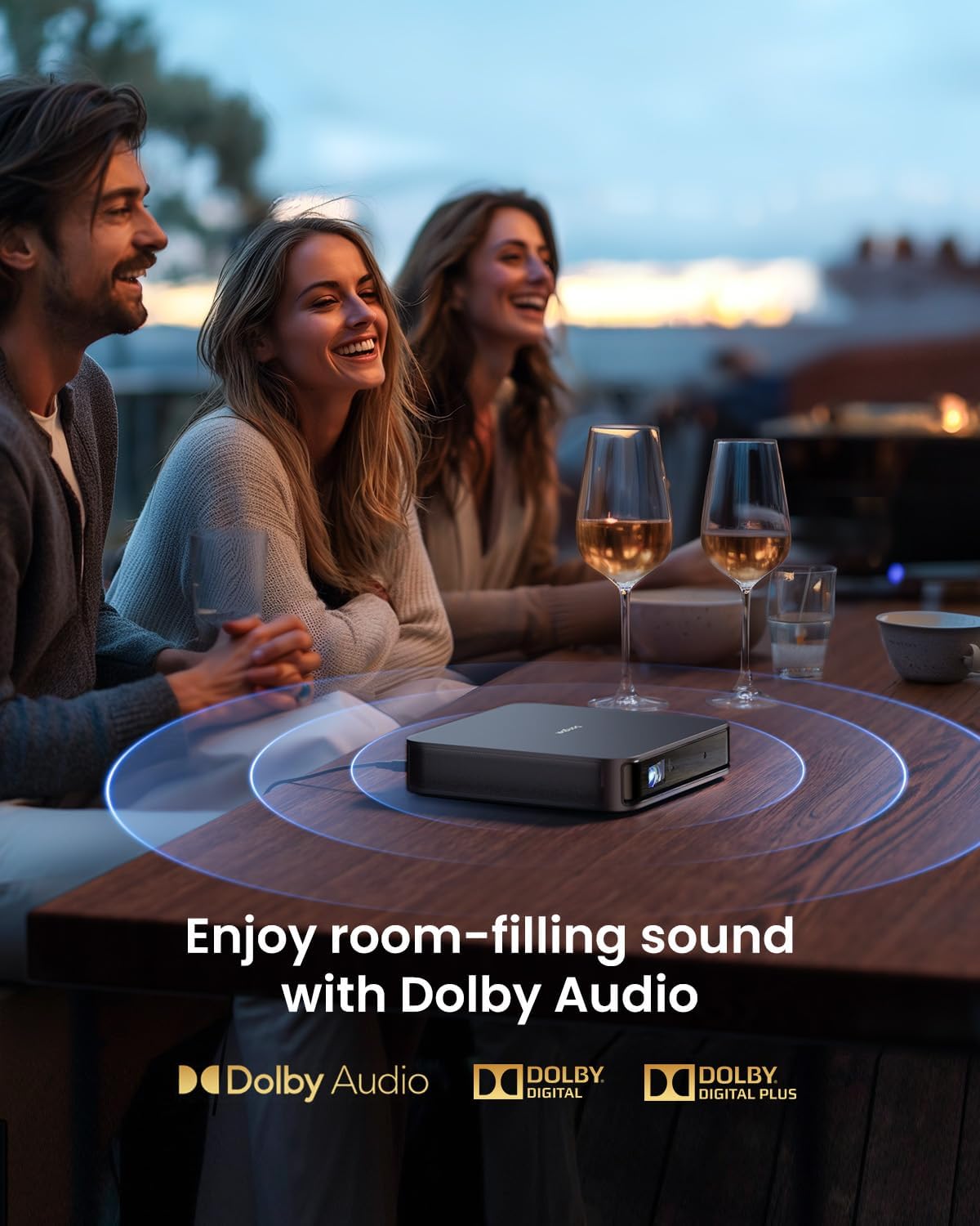 Thumbnail 3 de Dangbei Atom Mini Projector 1080P for Bedroom: Compact Smart Home Theatre
