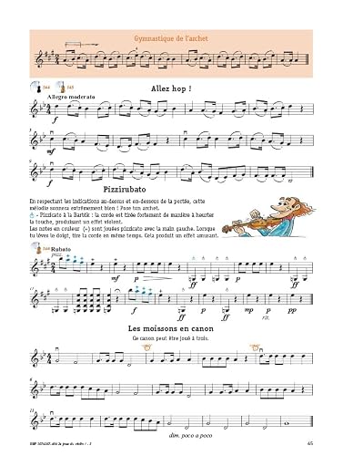 Detalle 2 de Je Joue du Violon ! Volume 2 – Méthode Violon Intermédiaire, De Haske