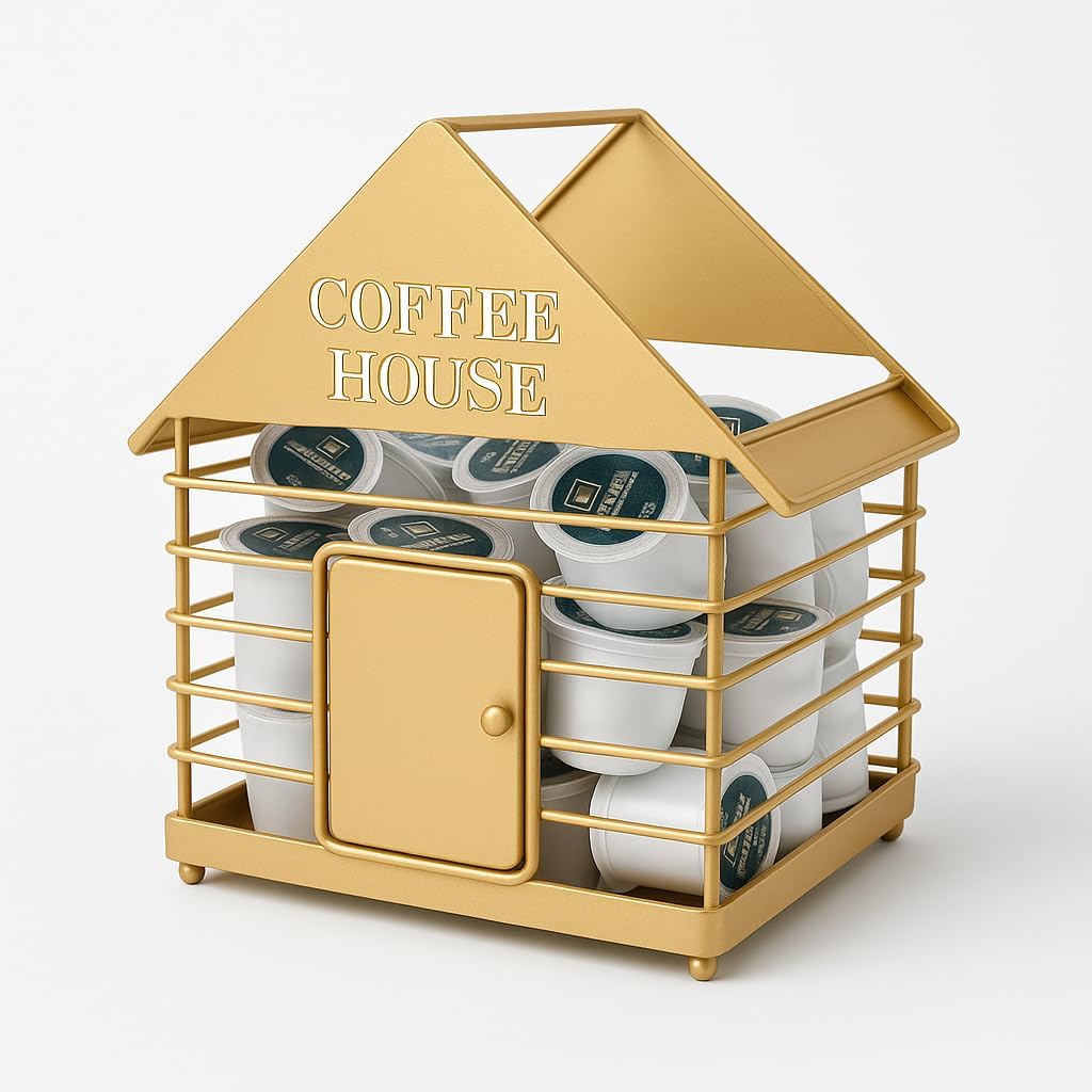 Detalle de Mathuna Goods Coffee Pod Organizer Gold