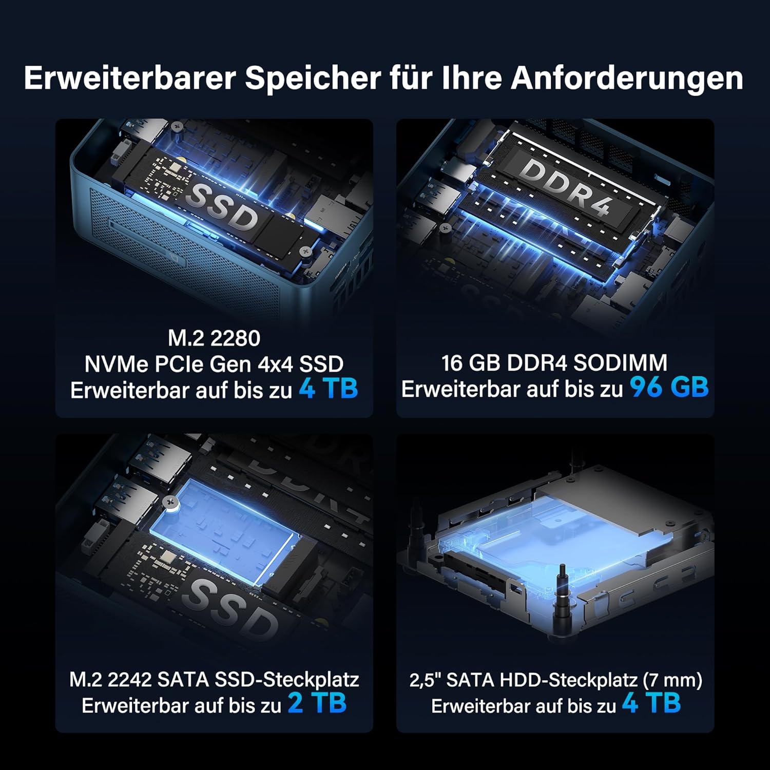 Thumbnail 3 de GEEKOM IT12 Mini PC i5-12450H 16GB 512GB