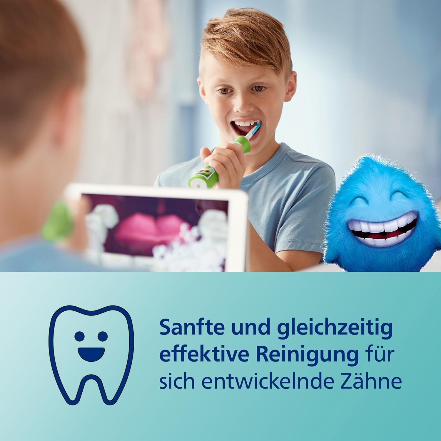 Detalle 2 de Philips Sonicare For Kids HX6352/11 elektrische Schallzahnbürste