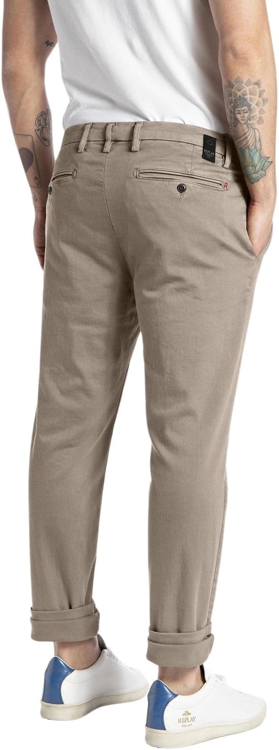 Detalle 2 de Replay Herren Jeans Anbass Slim-Fit mit Power Stretch