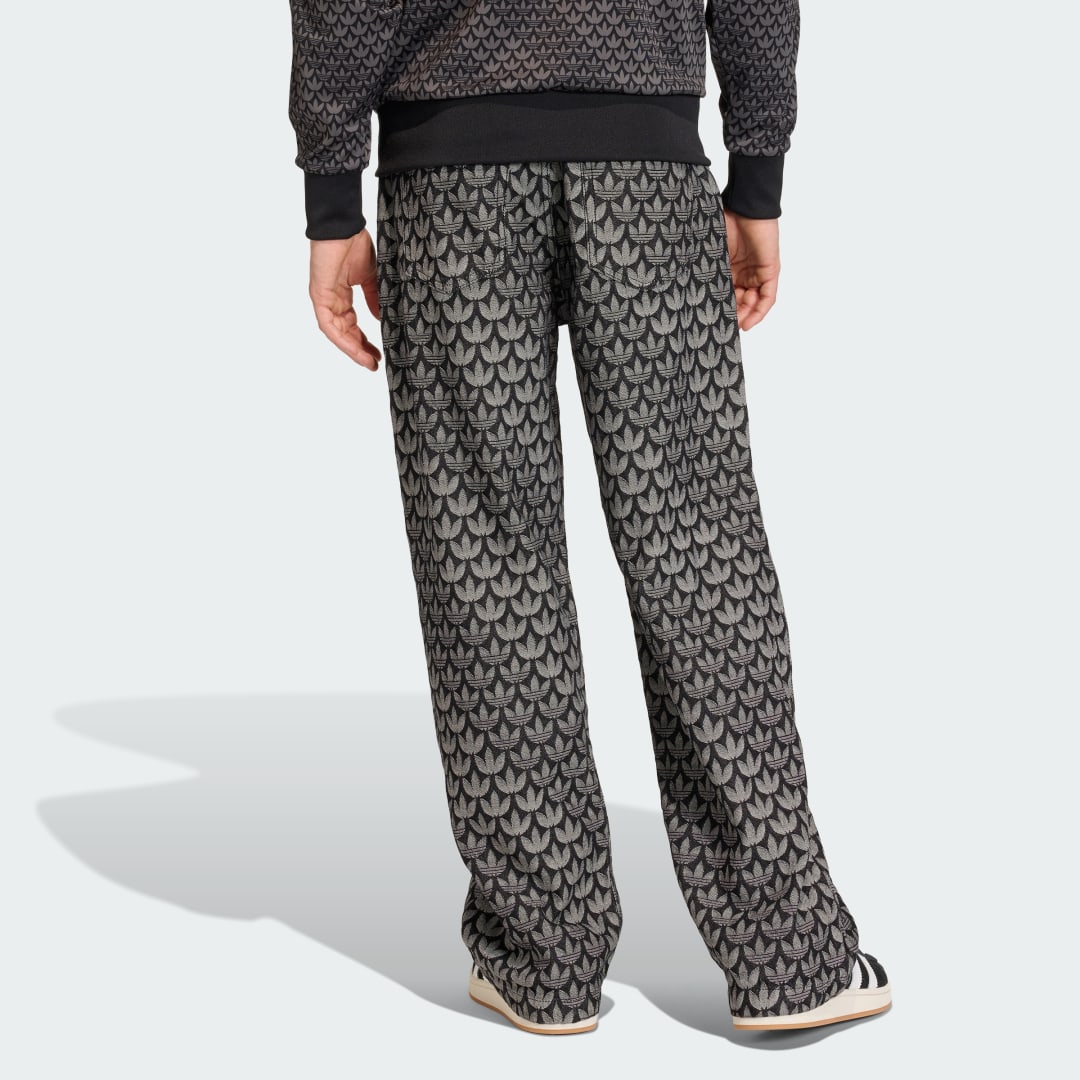 Thumbnail 1 de Adidas Pantalón holgado vaquero Monogram – negro