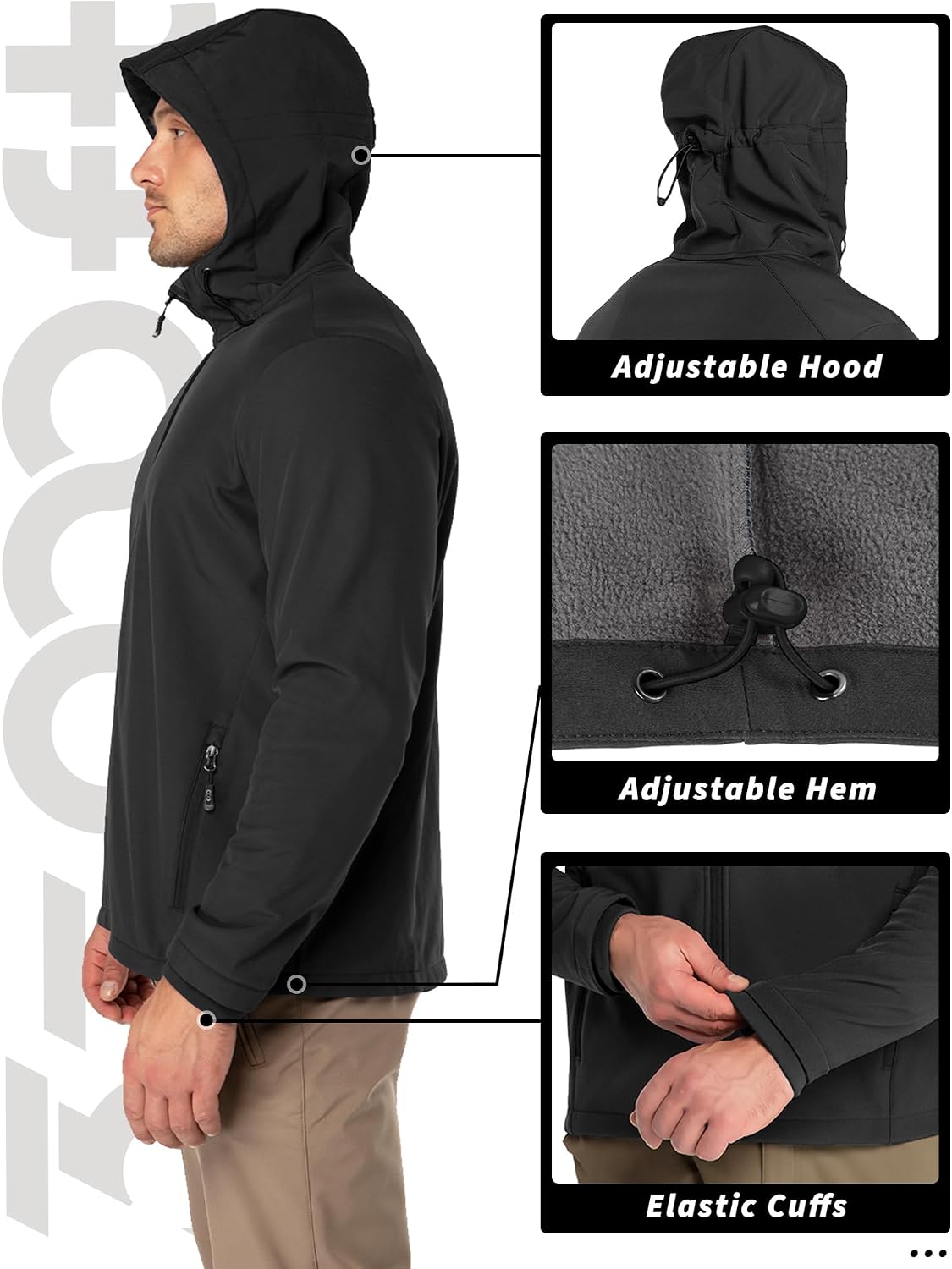 Thumbnail 4 de 33,000ft Waterproof Warm Softshell Jacket