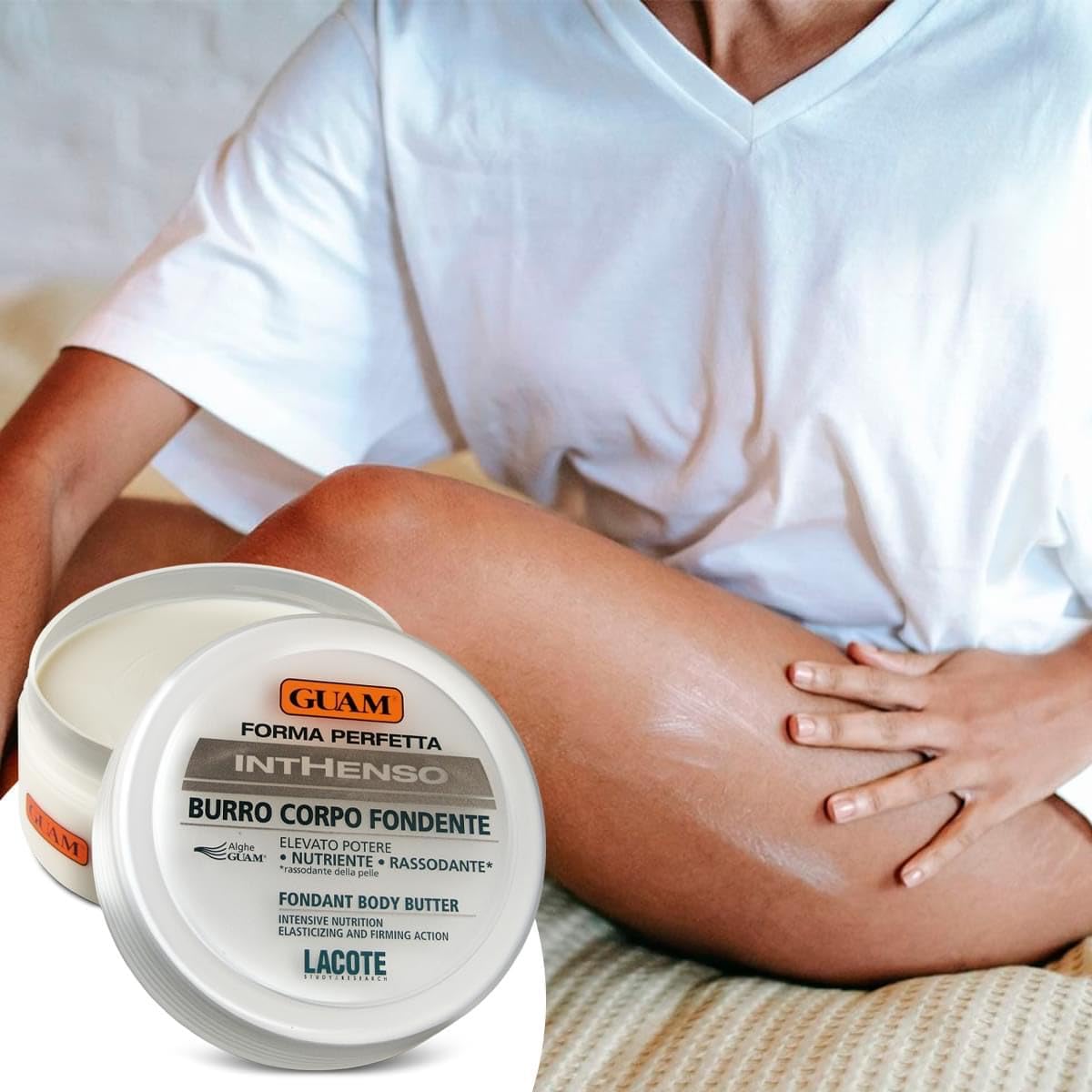 Thumbnail 2 de Guam Inthenso Burro Corpo Fondente 250 ml: body butter nutriente rassodante
