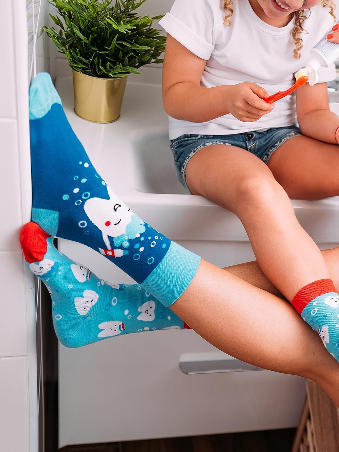Detalle de Dedoles Socken Unisex – bunte, passende Paar-Socken mit links/rechts-Design