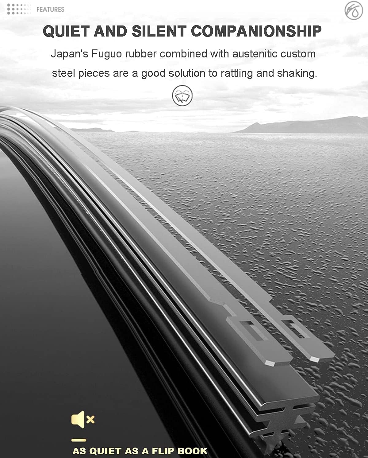 Thumbnail 5 de 2 Factory Wiper Blades Replacement (Top Lock) for 2014-2018 Chevy Silverado 1500/2500/3500 HD & 2014-2018 GMC Sierra (Set of 2) – 22"+22