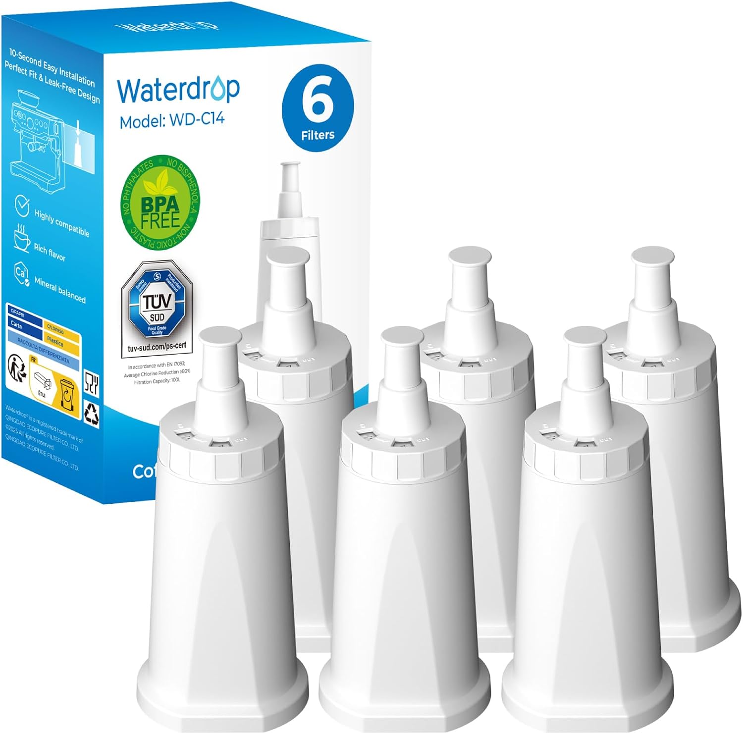Detalle de Waterdrop BES008 Filter für Sage 6