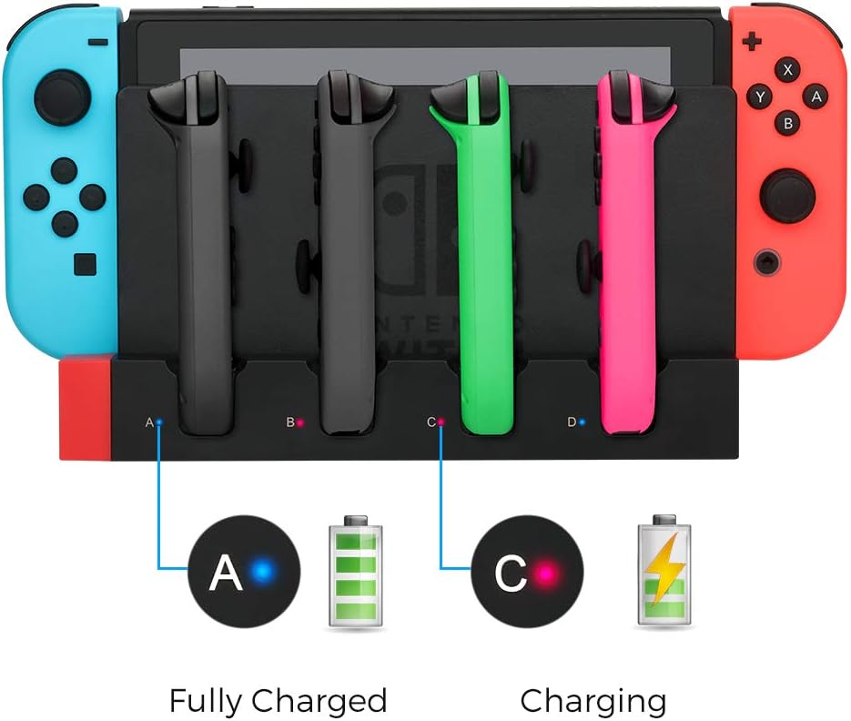 Thumbnail 2 de Dock di ricarica Joy-Con 4 in 1 per Switch