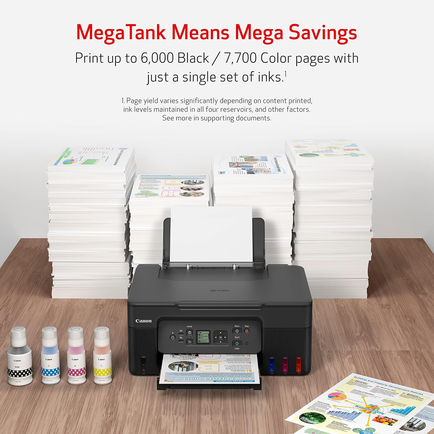 Detalle de Canon All-in-One Wireless Color Printer G3270