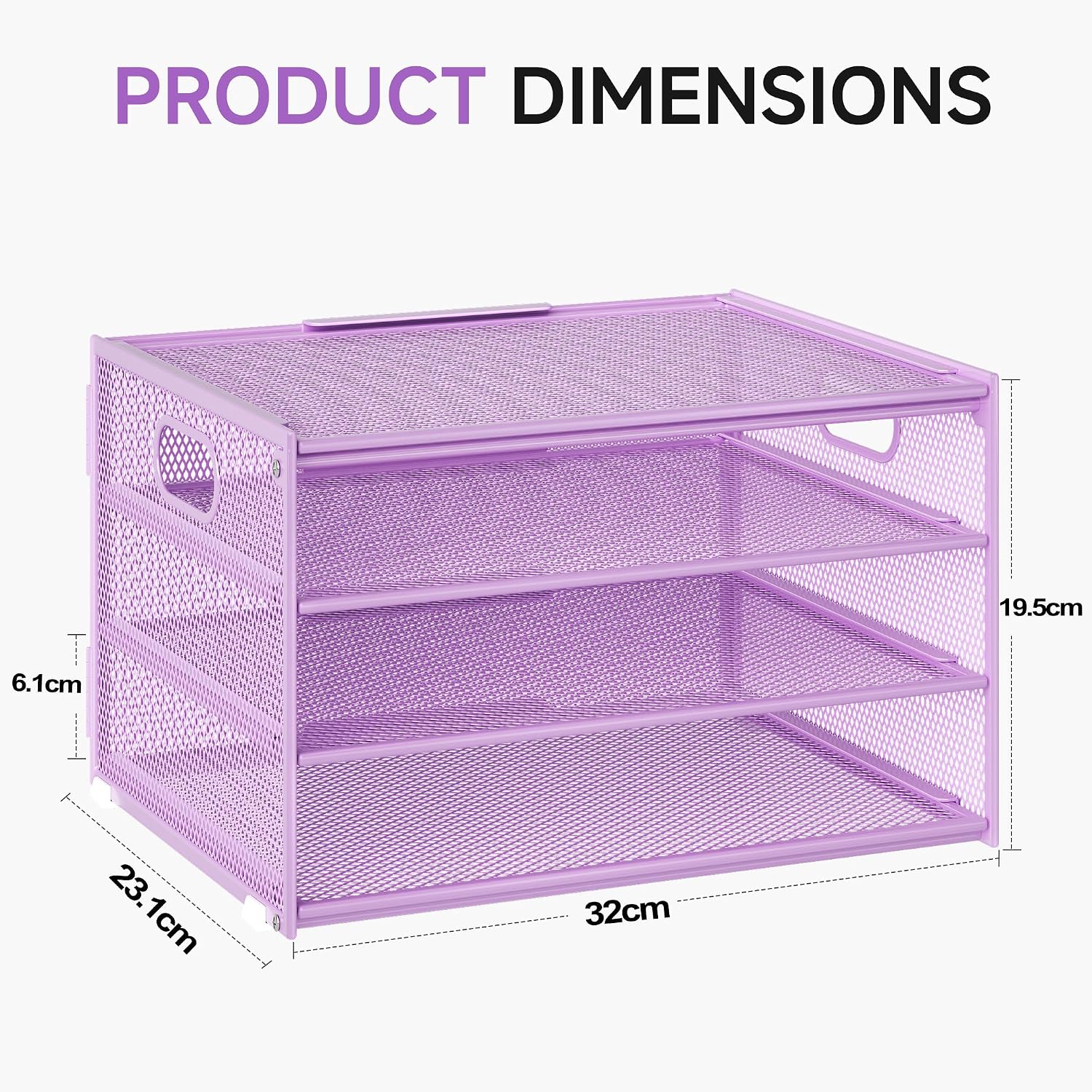 Detalle de Marbrasse Schreibtisch-Organizer 4-stufig