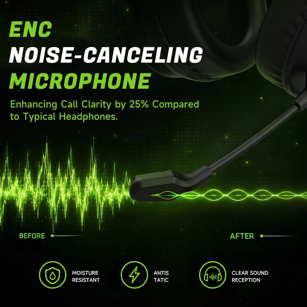 Detalle 2 de Acer Wireless Gaming Headset with Tri-Mode Connectivity for PS5, PC, and More
