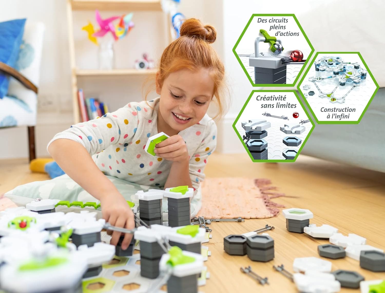 Detalle 2 de Ravensburger GraviTrax Accessory Ball Box 27468 – Zubehör-Set mit Kugeln und 4 Aufbewahrungsboxen (ab 8 Jahren)