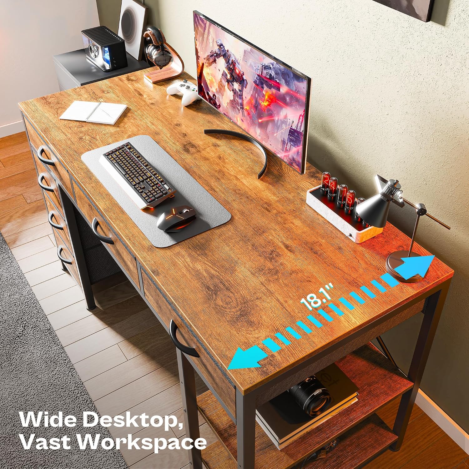 Detalle de Huuger Computer Desk, 54-inch