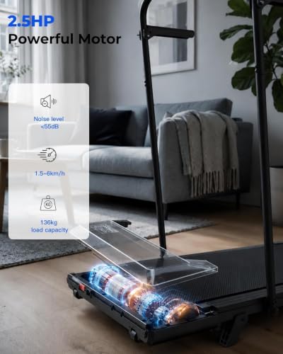 Thumbnail 7 de Superun Raceable 10% Incline Walking Pad: Foldable 6 km/h Treadmill