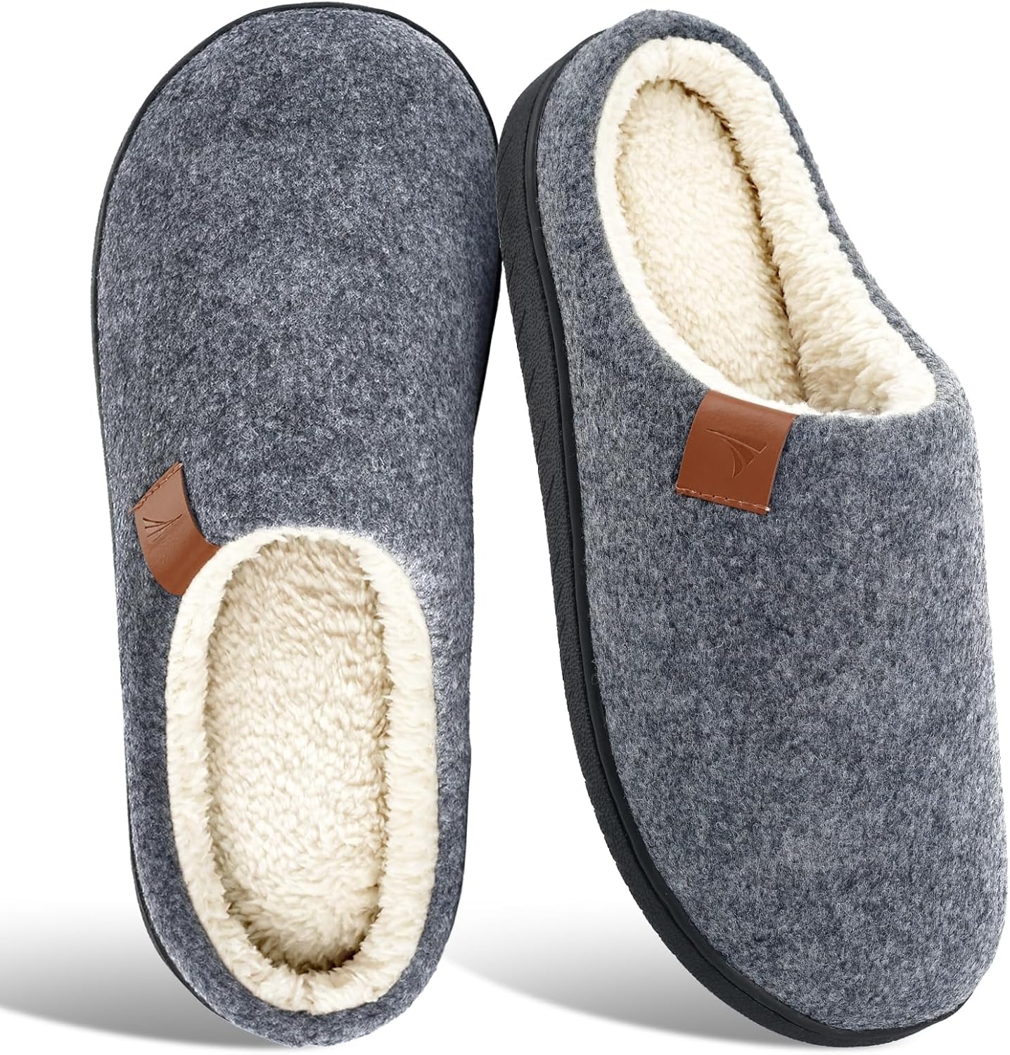 Detalle de SROTRAS Chaussons Homme Hiver Chaud Feutre Confort