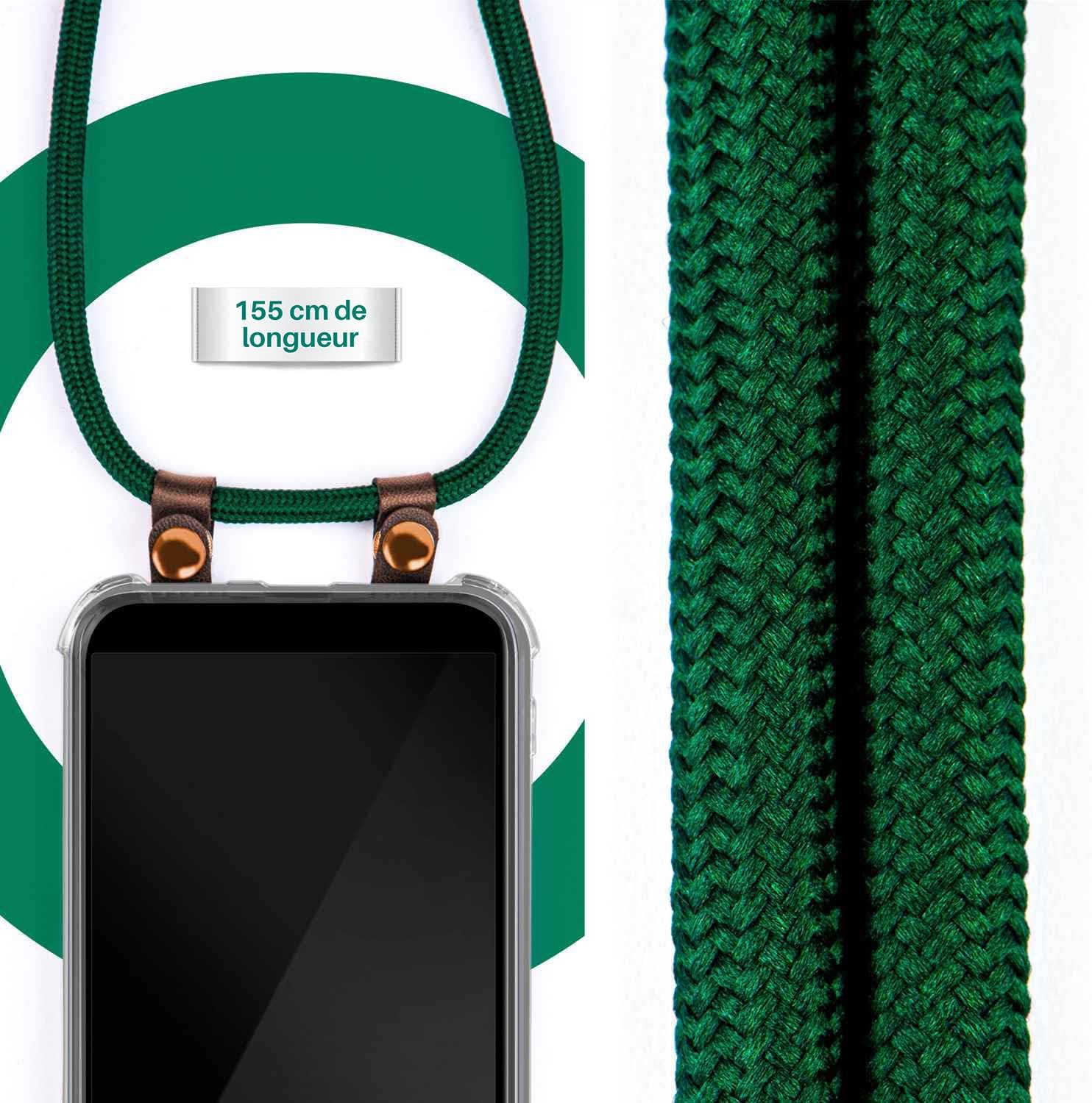 Detalle de moex Chaîne de téléphone portable compatible Samsung Galaxy A21s – coque verte à sangle réglable