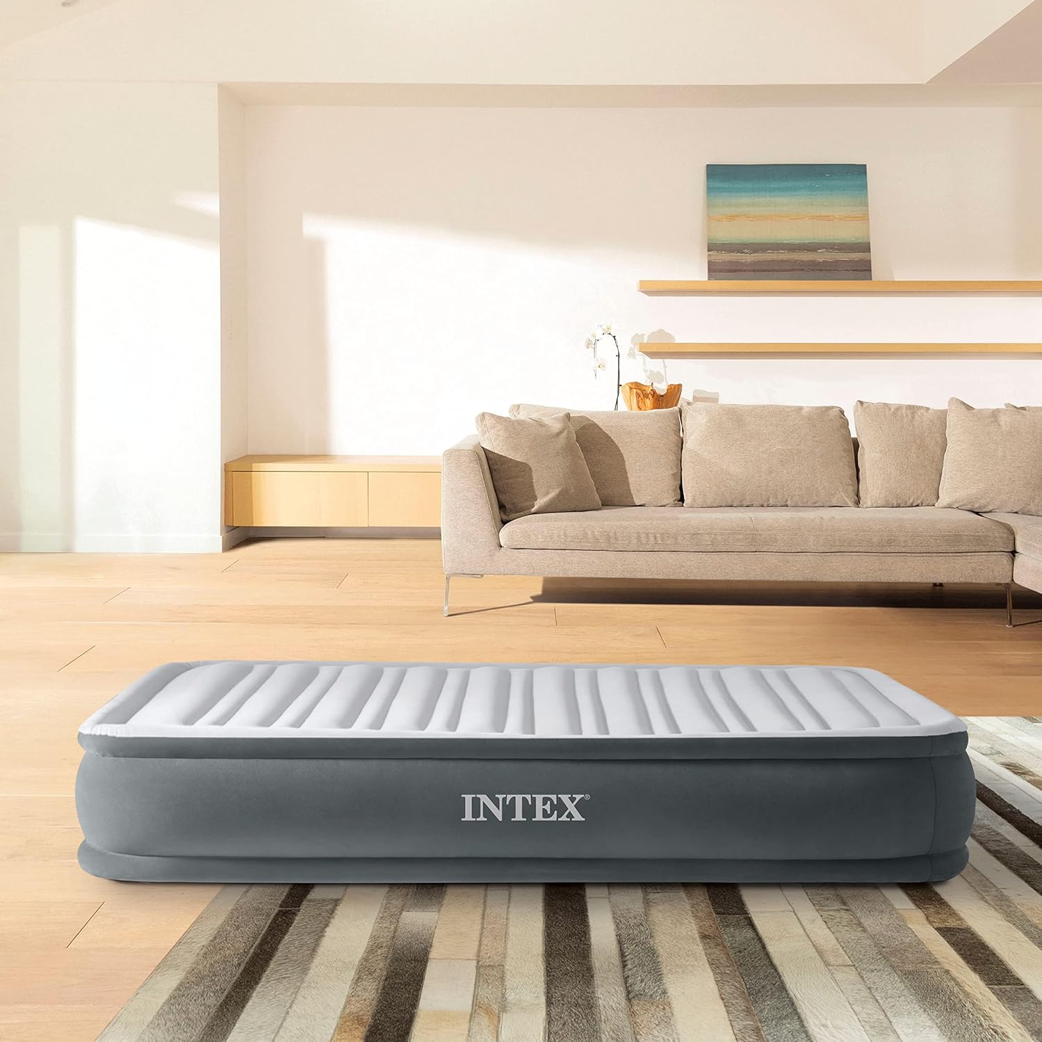 Thumbnail 4 de Intex 67766ND – Materasso Dura-Beam Comfort Plush Singolo con Pompa Elettrica Incorporata (99x191x33 cm)