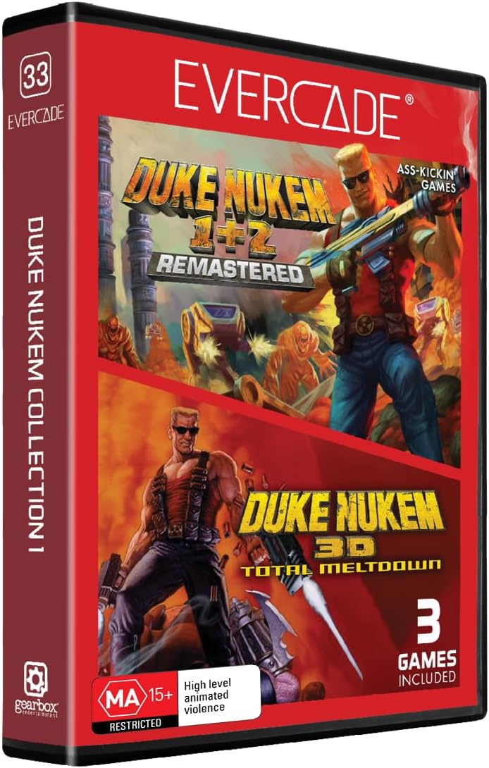 Detalle de Evercade Duke Nukem Collection 1