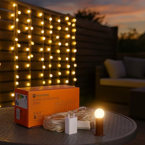 Detalle de Guirlande LED M mimotec IP65, 2700K