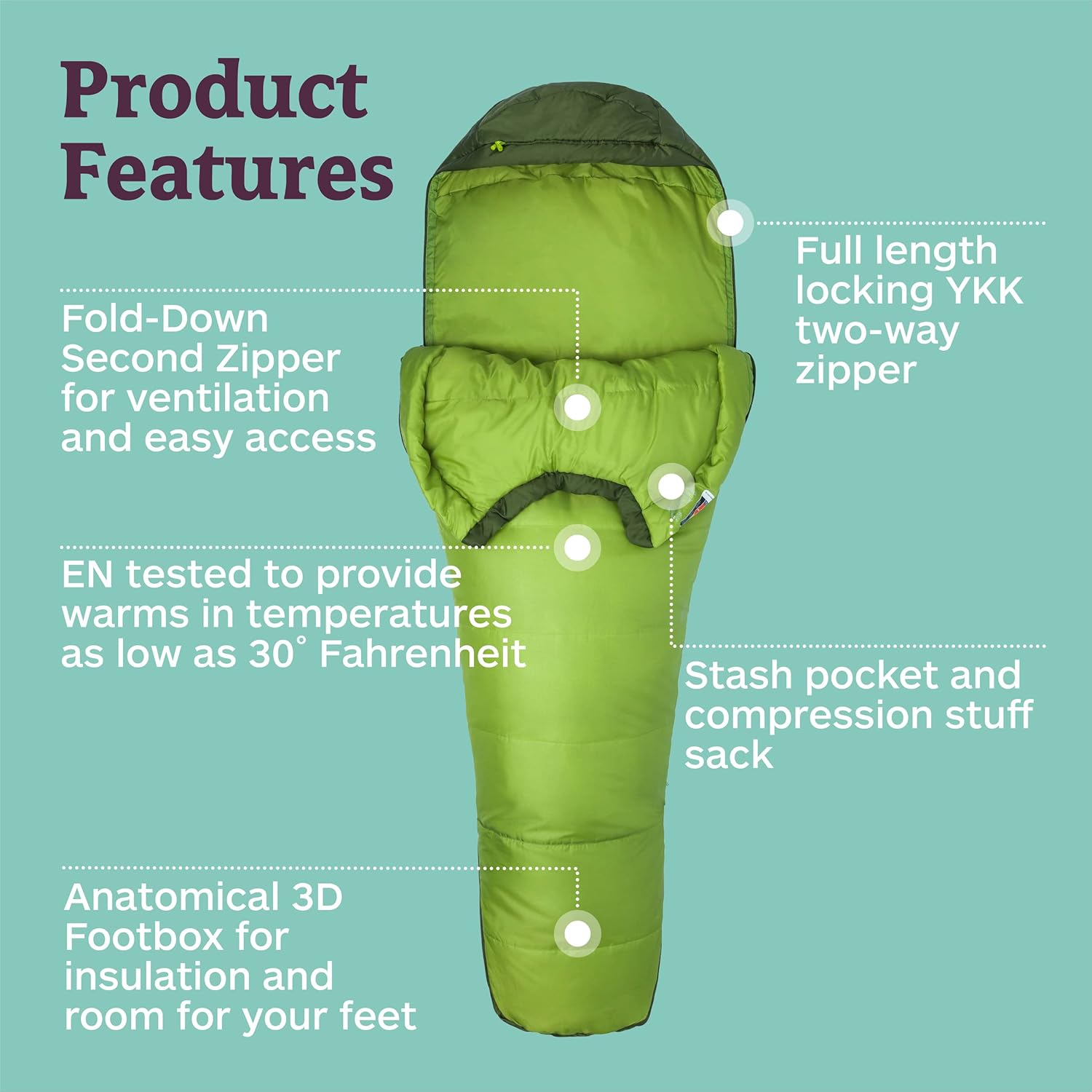 Thumbnail 3 de Marmot Mens Trestles 30 Sleeping Bag