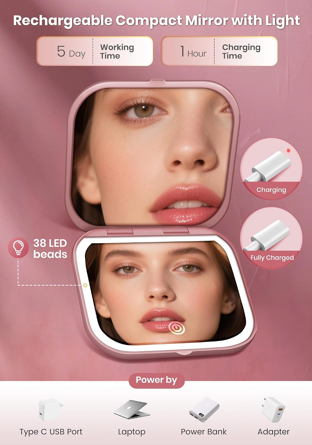 Thumbnail 4 de Magnifying Makeup Mirror 40X