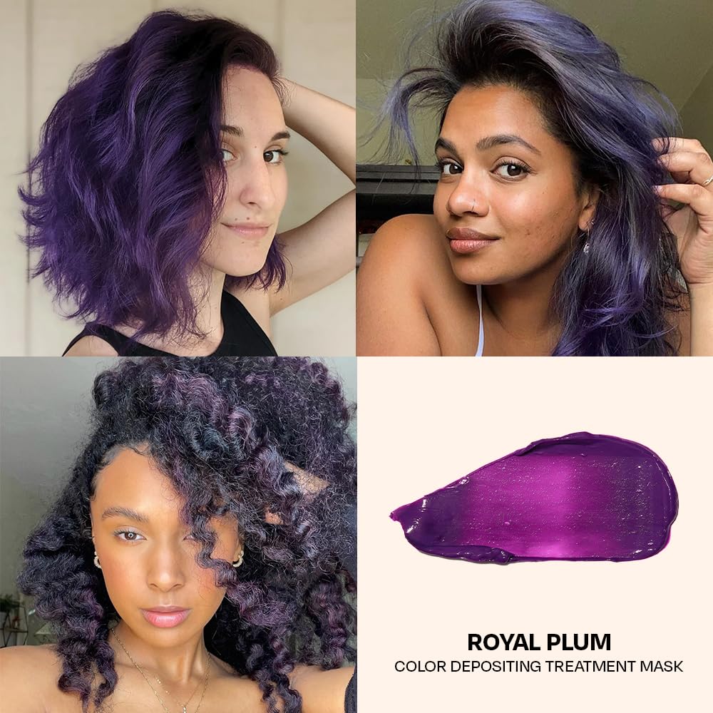 Detalle 2 de Overtone Daily Color Depositing Conditioner - Royal Plum for Brown Hair