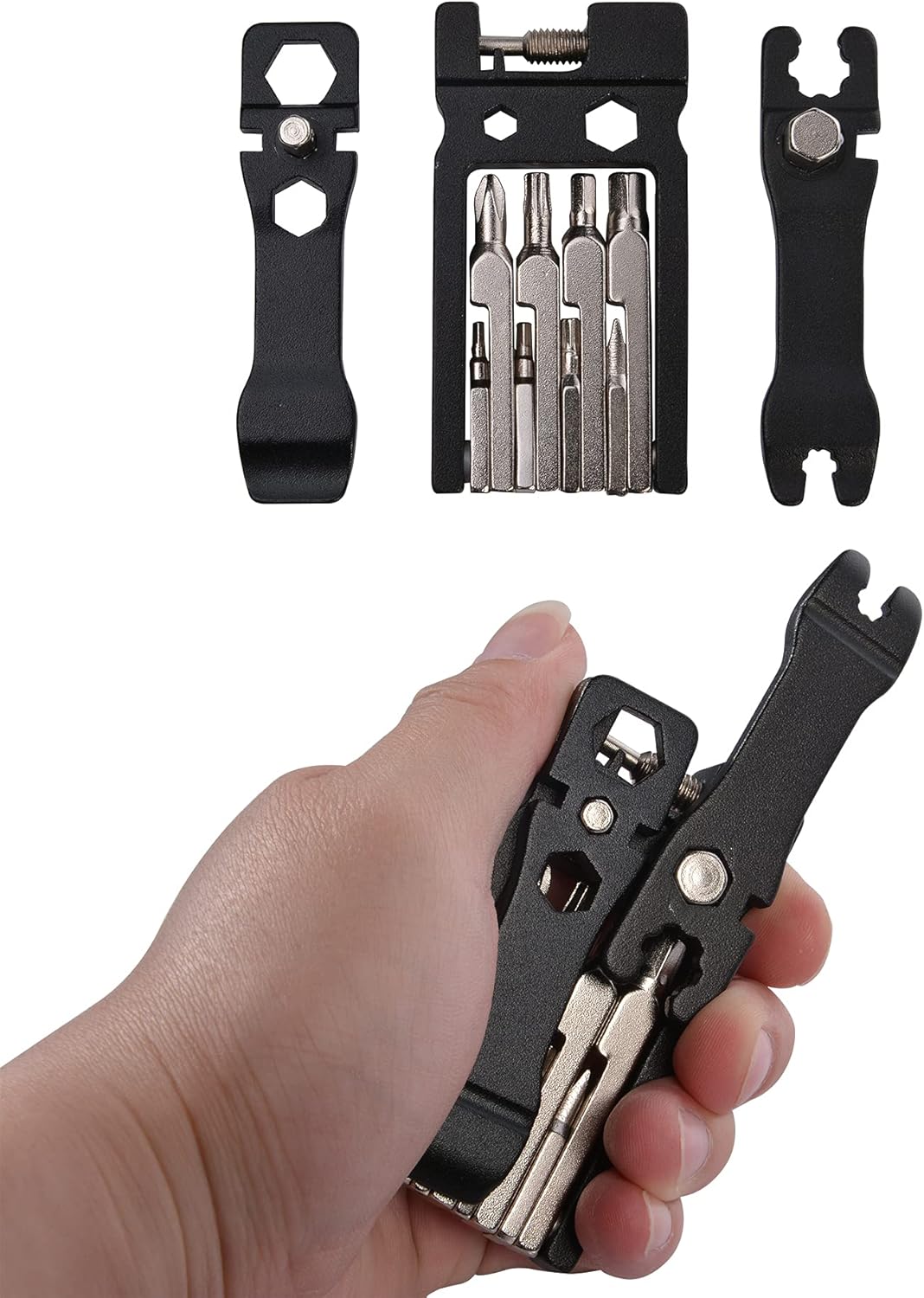 Thumbnail 4 de ROCKBROS kit riparazione bici 20 in 1 pieghevole: multi-attrezzi compatto in acciaio inox