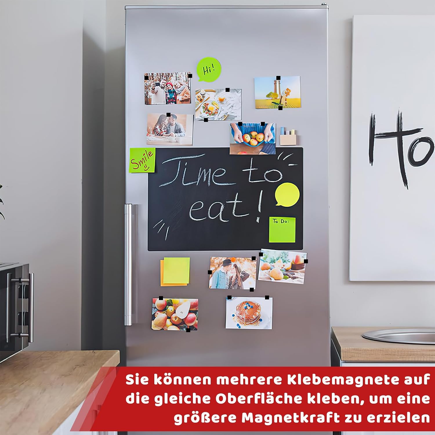 Thumbnail 4 de 600 Stück Magnetplättchen Selbstklebend 1x1 cm