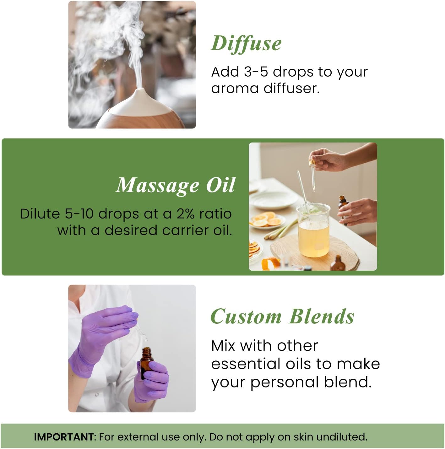 Detalle 2 de Handcraft Blends UK-HB-Rosemary-118 Rosemary Essential Oil, 118 ml