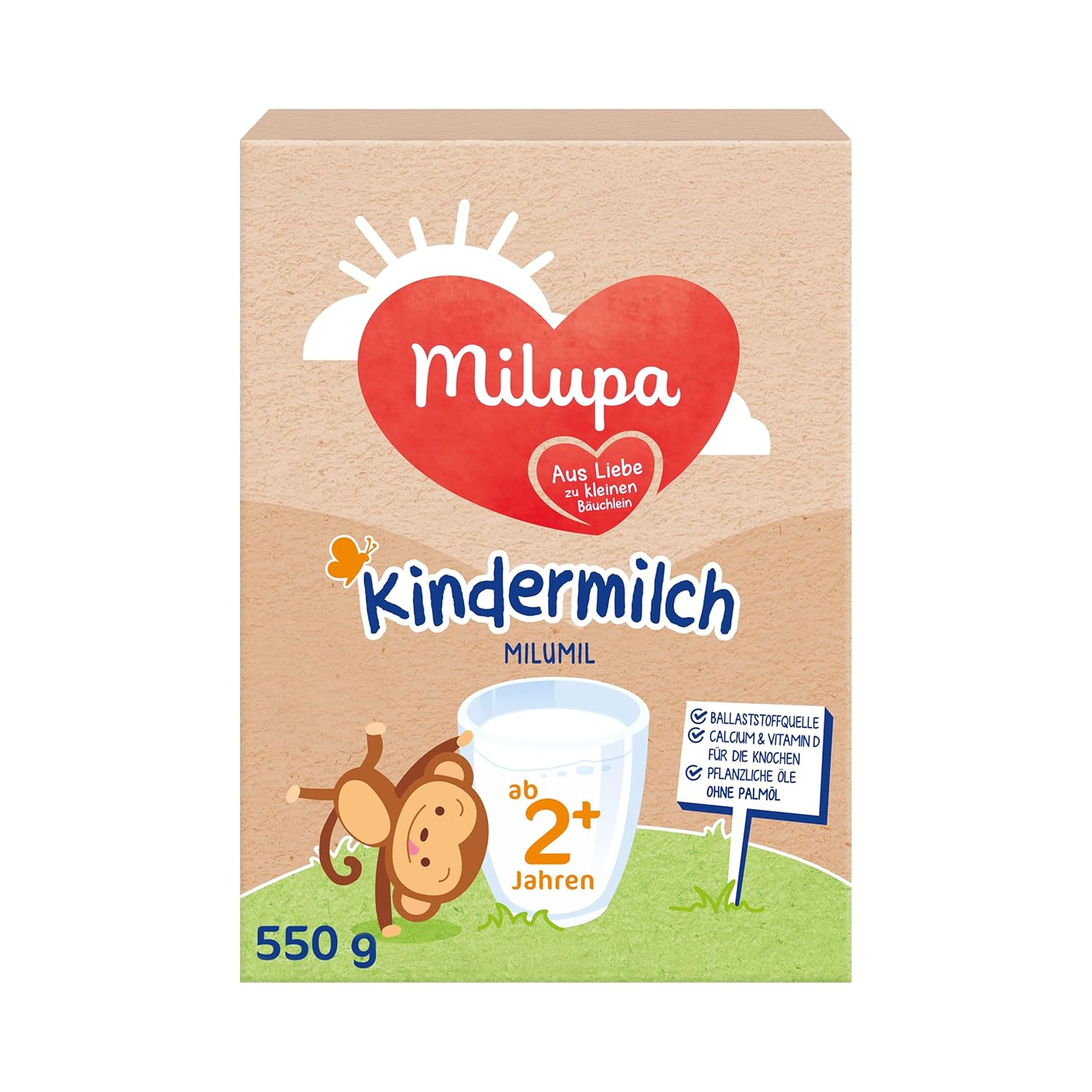 Thumbnail 2 de Milupa Milumil Kindermilch 2+ – Ab 1 Jahr, 5 x 550 g: Begleiter durch die Wachstumsphase