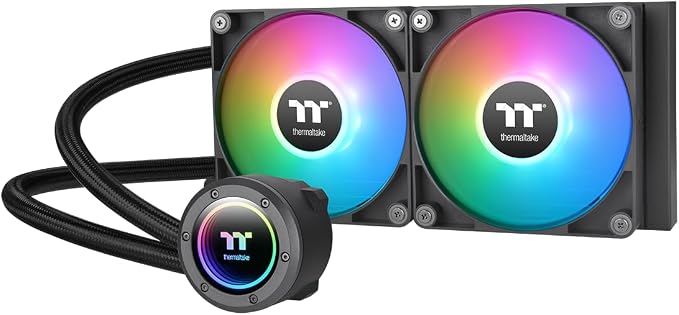 Detalle de Thermaltake TH240 V2 ARGB Cooler de líquido todo en uno 💧