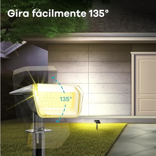 Thumbnail 5 de Linkind 60 LED Luces Solares de Exterior para Jardín 3000K (3 piezas) con modo de invierno e IP67