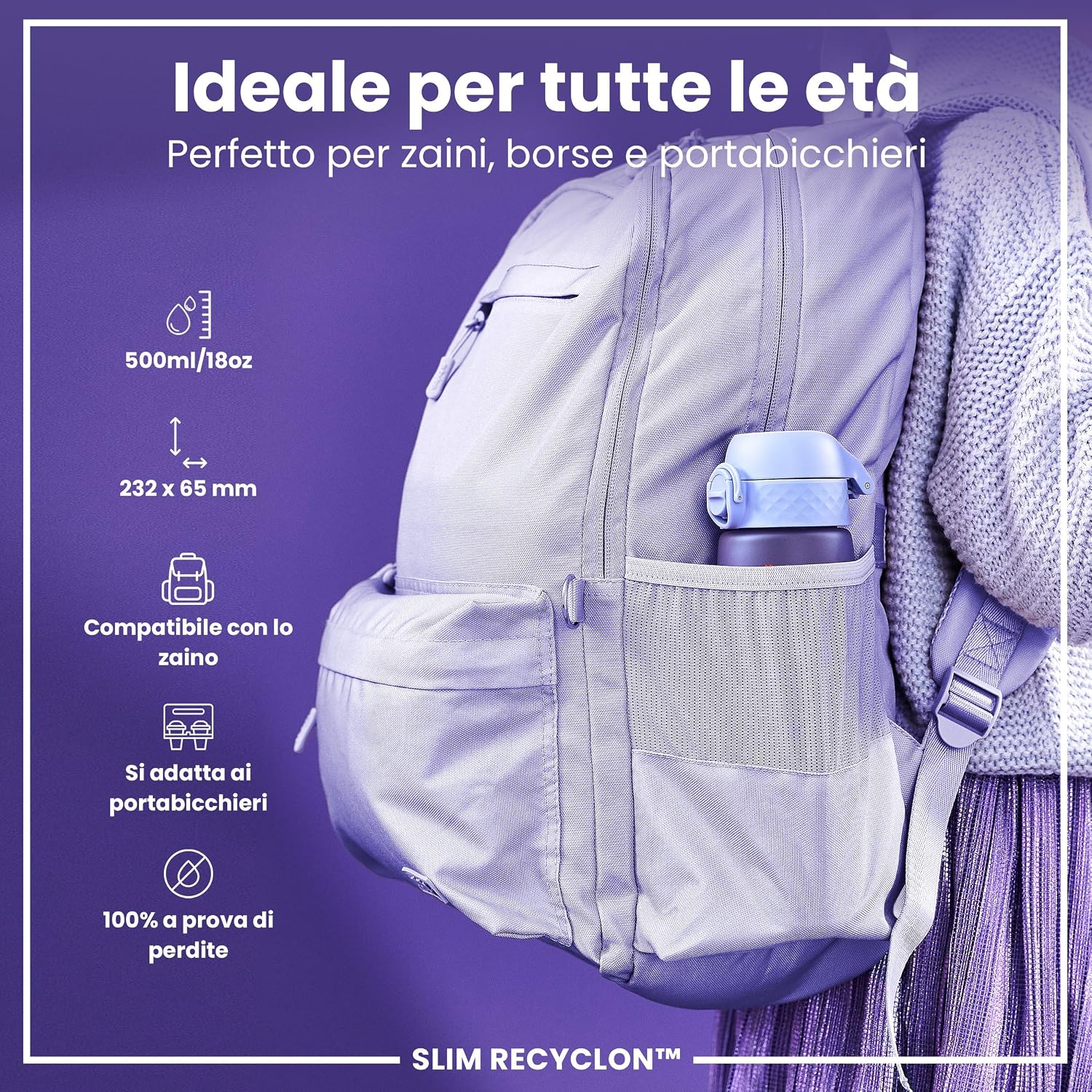 Detalle 2 de ion8 Borraccia 500ml 🚰