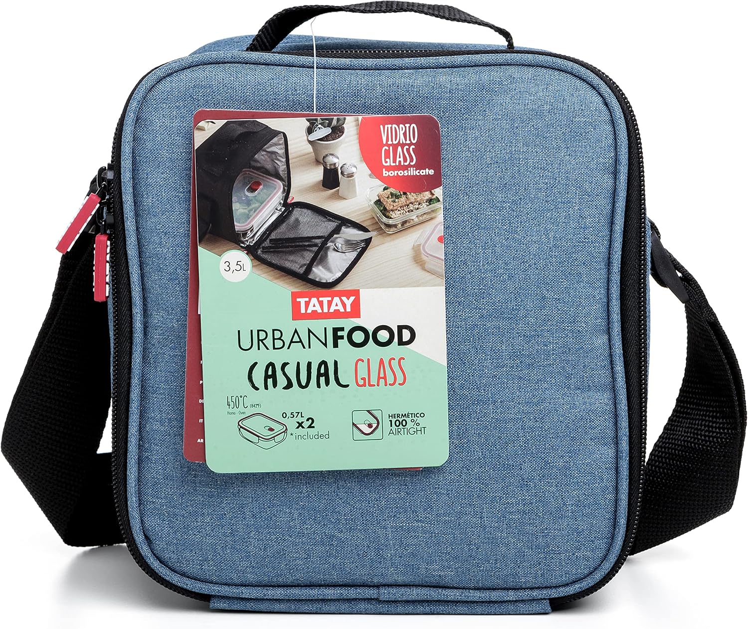 Thumbnail 4 de Tatay Bolsa Termica Porta Alimentos Impermeable 3,5 L Azul Denim
