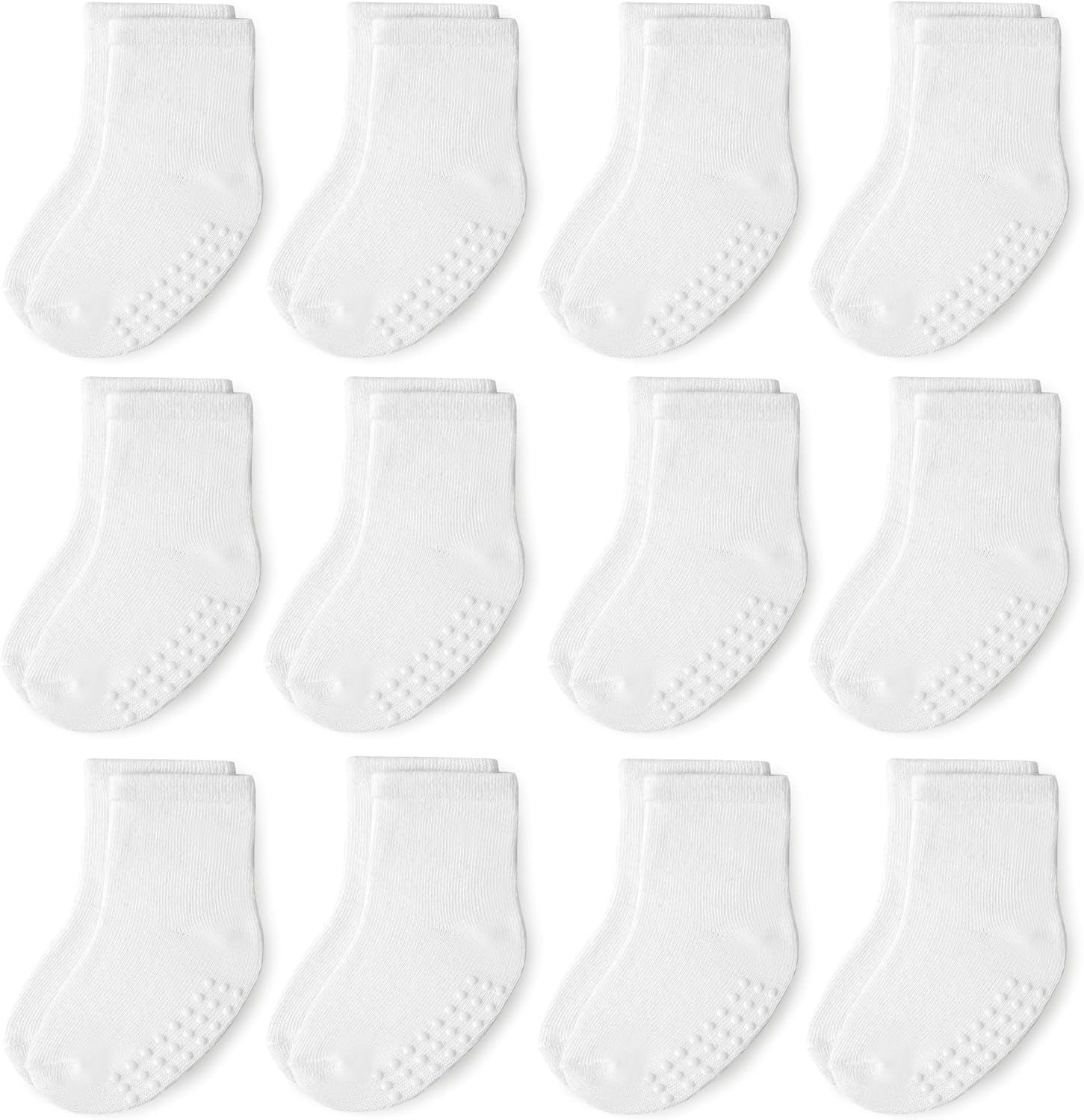 Detalle de Baby Toddler Crew Socks, 12-Pack
