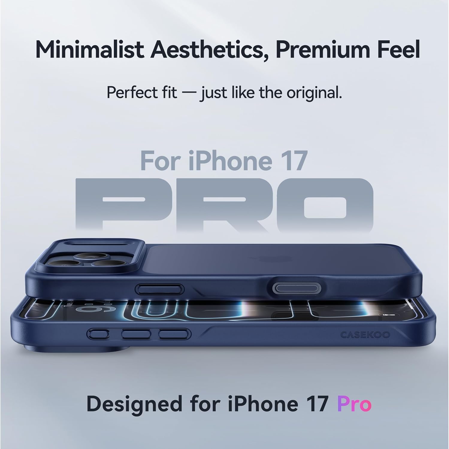 Thumbnail 1 de CASEKOO Armor Shockproof Case for iPhone 17 Pro – Blue