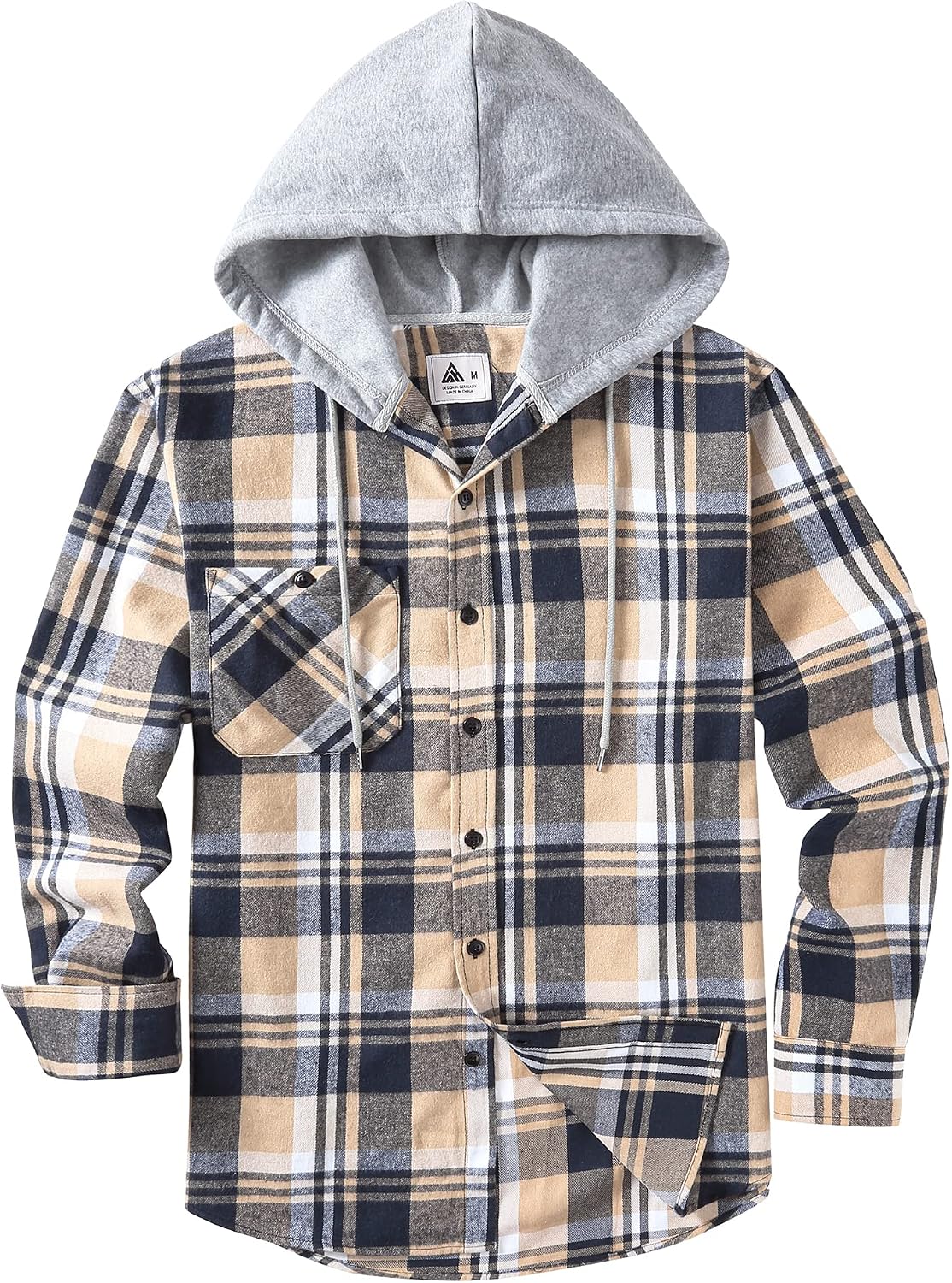 Detalle 2 de ZITY Flannel Hoodie Shirt