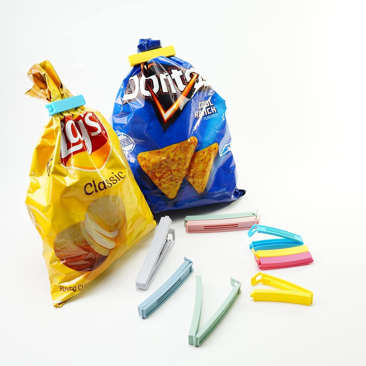 Thumbnail 4 de Yarall 32 PCS Food Bag Clips – Curved-Design Clips for Kitchen & Freezer (11cm x 20cm and 7.8cm x 12cm)